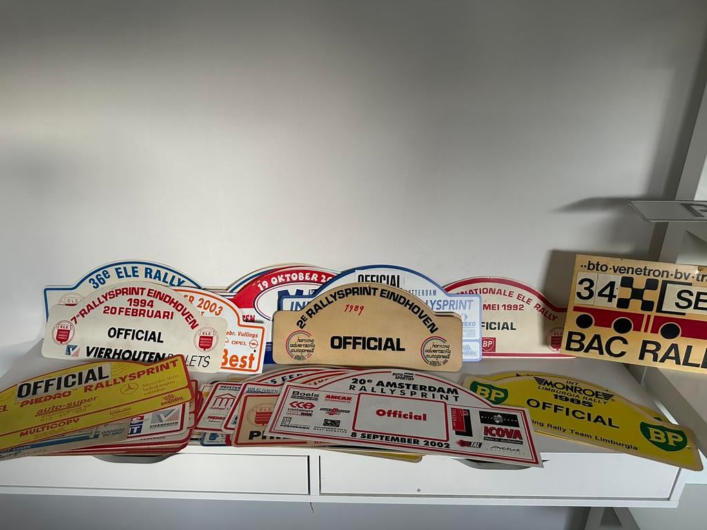 Rally  race platen, Ophalen