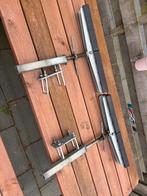 Zware opdraaibare trailer steunen, Ophalen, Gebruikt