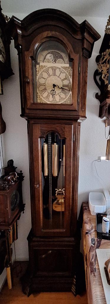 Fraaie staande klok, 3 gewichten, 12 hamers, Antiek en Kunst, Antiek | Klokken, Ophalen