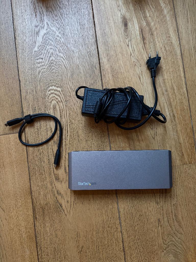 StarTech Thunderbolt 3 Docking Station Dual 4K – Mac/Windows, Computers en Software, Dockingstations, Zo goed als nieuw, Docking station