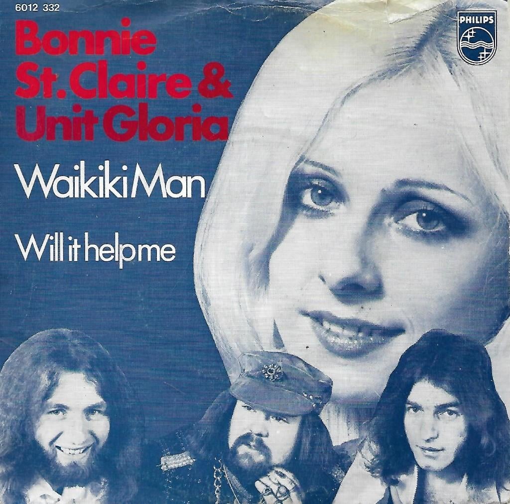 Bonnie St. Claire & Unit Gloria - Waikiki Man, Cd's en Dvd's, Gebruikt, 7 inch, Single, Ophalen of Verzenden