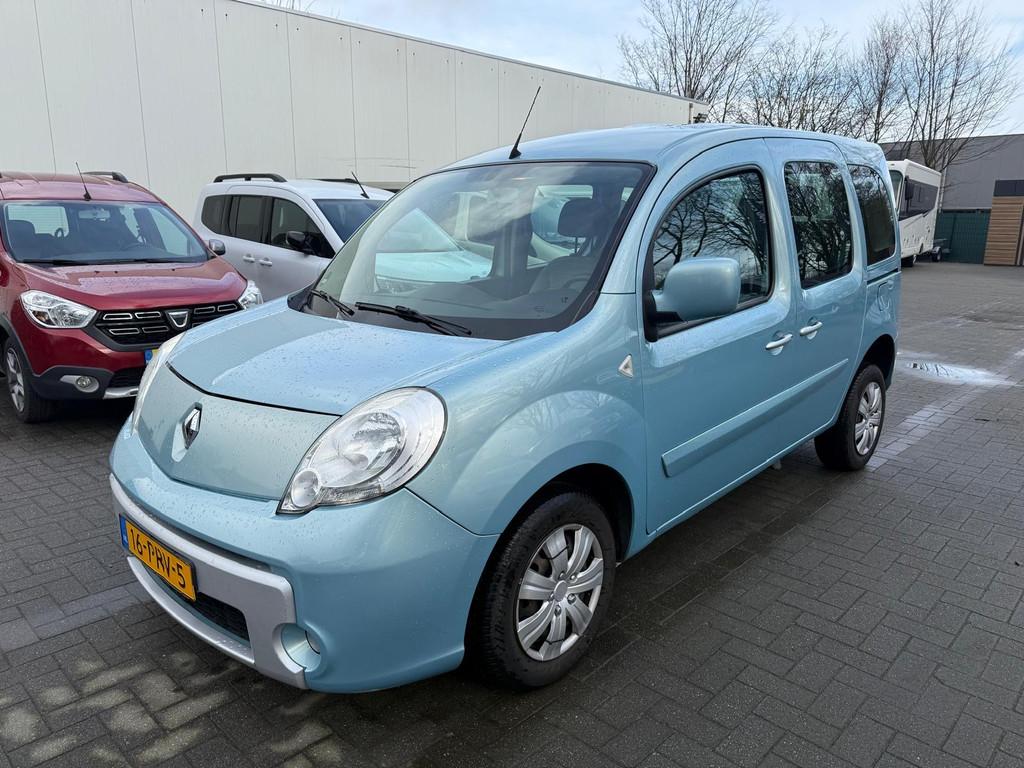 Renault Kangoo 1.6-16V Rolstoelauto - XXL Freedom Bodemverla, Auto's, Renault, Euro 5, Gebruikt, Blauw, Origineel Nederlands