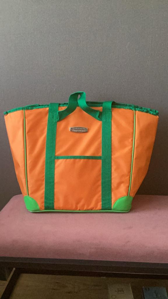 Tupperware Koeltas Oranje/Groen strand vakantie als nieuw, Ophalen of Verzenden, Zo goed als nieuw, Oranje, Overige typen