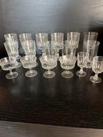 17-delig Kristal Servies - Cristal d'Arques Frankrijk, Antiek en Kunst, Antiek | Glas en Kristal, Ophalen of Verzenden