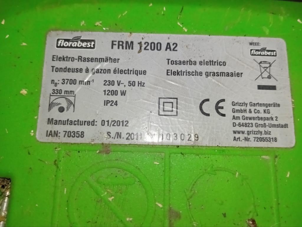 Electrische grasmaaier gebruikt, Ophalen of Verzenden, Gebruikt