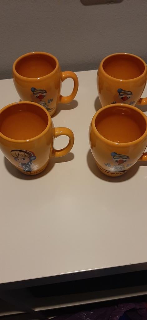 4 Efteling Chocomel Mokken - Sprookjesboom, Ophalen of Verzenden, Zo goed als nieuw, Gebruiksvoorwerp