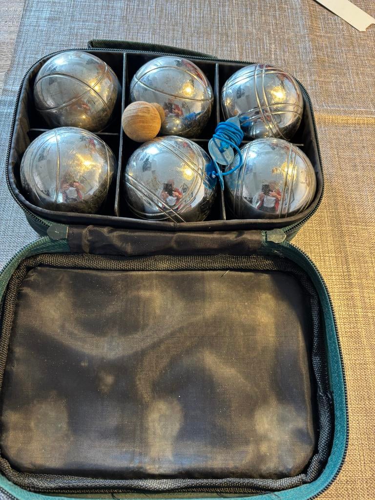 Jeu de boules set, Drie of vier spelers, Ophalen, Gebruikt