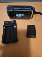 JVC videocamera GZ-MS150HE met 2 accu's en oplader, Ophalen of Verzenden