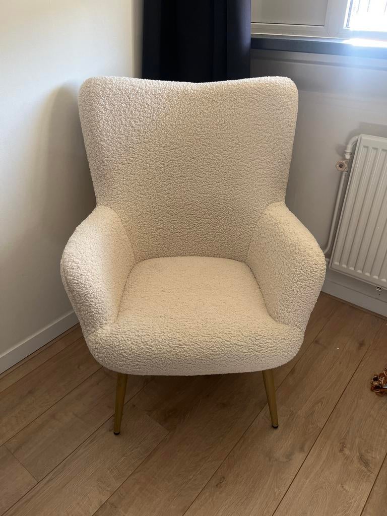 Teddy stoel JYSK, Ophalen, 75 tot 100 cm, Zo goed als nieuw, Stof