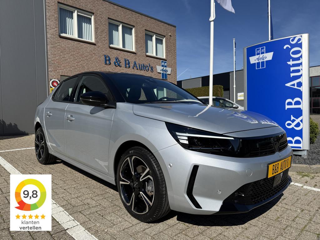 Opel Corsa 1.2 Turbo 100pk Ultimate l PANO-DAK l BLISS l CAM, Auto's, Opel, Voorwielaandrijving, 101 pk, Gebruikt, Leder en Stof