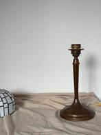 Antiek / Vintage koperen Amsterdamse school lampenvoet h31cm, Ophalen of Verzenden, Koper