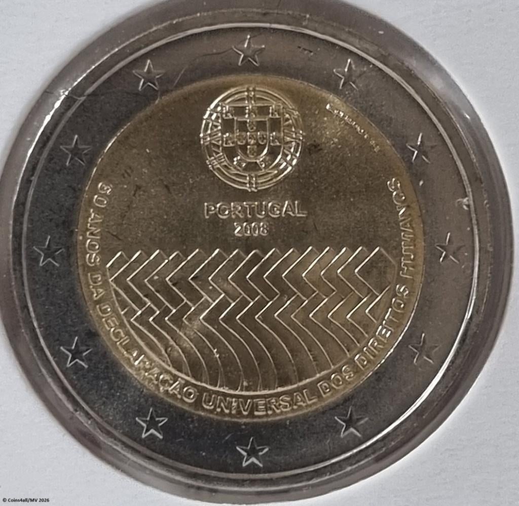 Portugal bijzondere 2 euromunten UNC 2007 - 2025, Ophalen of Verzenden, Portugal, 2 euro, Losse munt