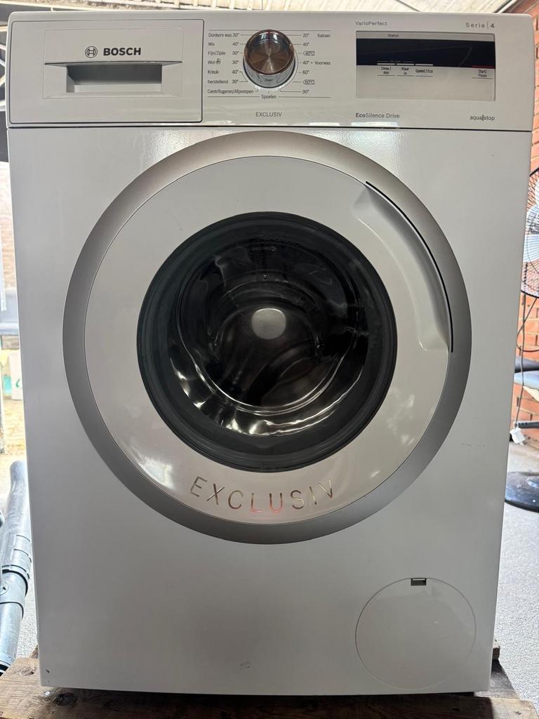 Bosch VarioPerfect Serie 4 Wasmachine - Zeer Goede Staat, Ophalen, Zo goed als nieuw, Voorlader, Wolwasprogramma
