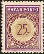 Indonesië 81 zegel portzegel., Verzenden, Postfris, Oost-Azië