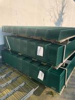 Hekwerk Groen (RAL6005) - 143x200 cm, Ophalen, Zo goed als nieuw, IJzer, Dubbelstaafmat hekwerk