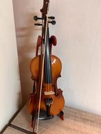 Prachtige 4/4 Viool met Koffer en Strijkstok, Muziek en Instrumenten, Strijkinstrumenten | Violen en Altviolen, Gebruikt, Viool