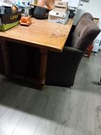 Eethoek met 4 stoelen, Ophalen, Gebruikt, 4 tot 6 stoelen