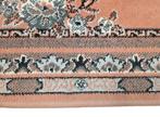 Vintage oosters achthoekig vloerkleed Pink floral 127x127cm, Crème, Onbekend, Ophalen of Verzenden, Zo goed als nieuw