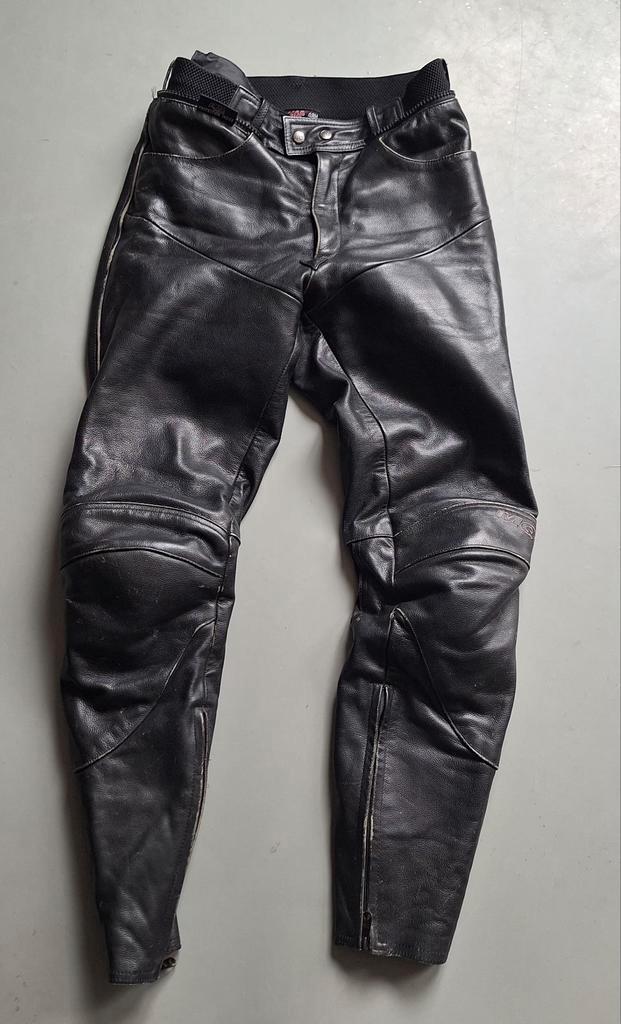 Leren motorbroek "Bikers choice" mt 48, Motoren, Kleding | Motorkleding, Broek | leer, Heren, Tweedehands, Ophalen of Verzenden