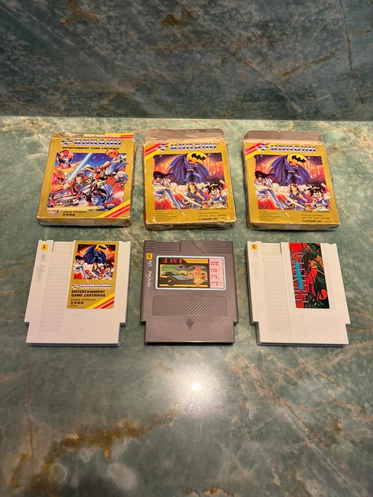 Nintendo NES games k.o. Konami asian versions zeldzaam!, Spelcomputers en Games, Games | Nintendo NES, 1 speler, Ophalen of Verzenden