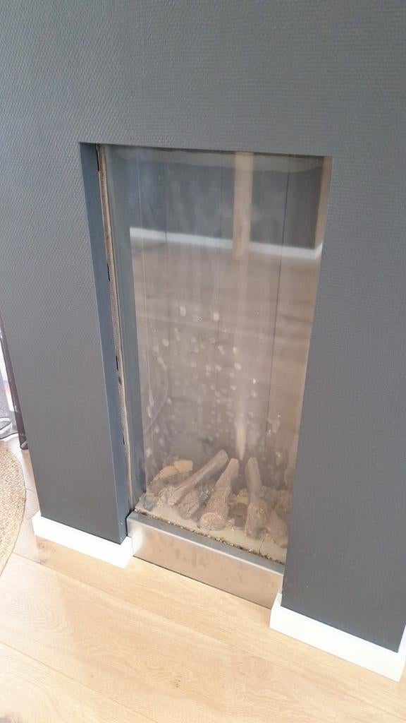 Faber Straight Inbouw Gashaard, inrichting, woonkamer, Ophalen of Verzenden, Gebruikt, Inbouwhaard, Gashaard