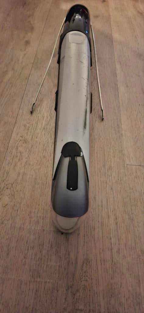 Zwart spatbord met zilverkleurige stangen gazelle., Ophalen of Verzenden, Spatbord, Kunststof