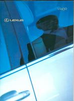 Brochure Lexus LS 430 Oktober 2000, Ophalen of Verzenden, Gelezen, Overige merken