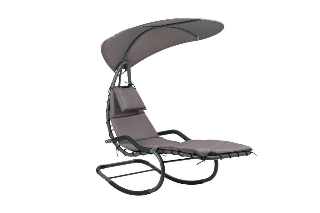 Feel Furniture – Hangende schommel ligstoel met parasol, Ophalen, Nieuw