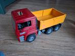 Bruder MAN TGA 41.440 Kiepwagen - Rood/Geel Speelgoed, Ophalen of Verzenden, Gebruikt