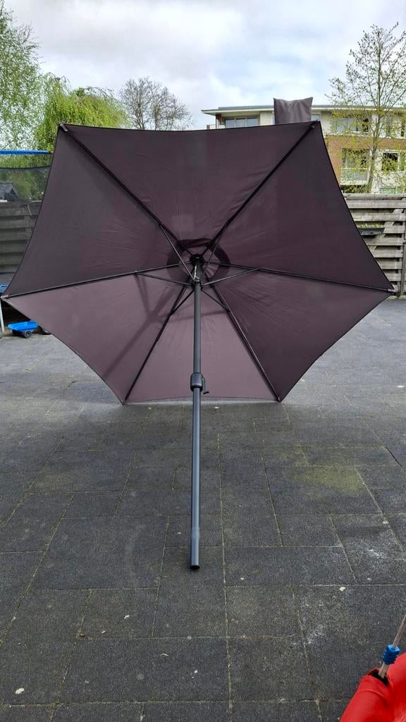 Parasol 3M grijs/antraciet, Ophalen, Zo goed als nieuw