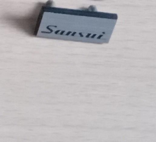 Sansui logo rechthoekig, Audio, Tv en Foto, Cassettedecks, Overige merken, Verzenden