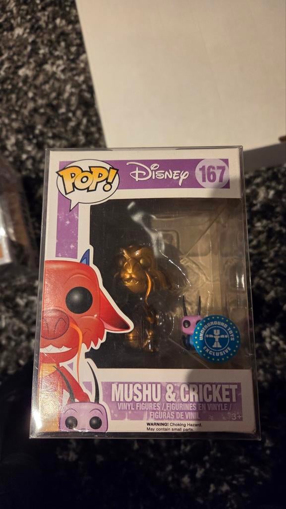 Funko Pop! Disney Mushu & Cricket 167, Ophalen of Verzenden, Nieuw