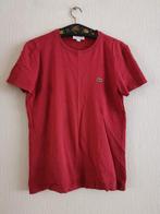 Lacoste t-shirt origineel M, Lacoste, Zo goed als nieuw, Rood, Verzenden