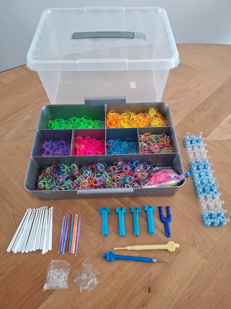 Loom bands,  weefbord en haken, Ophalen of Verzenden