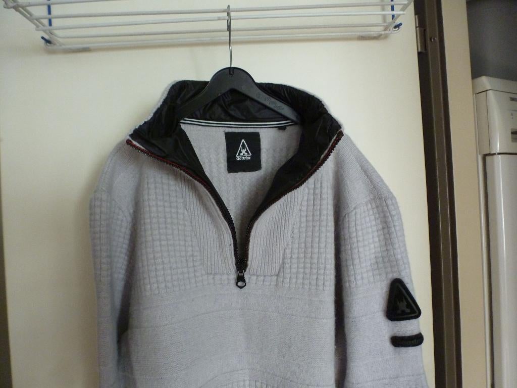 GAASTRA schipperstrui GRIJS WOL 44 -GRATIS zend, Kleding | Dames, Verzenden, Nieuw, Maat 42/44 (L), Grijs