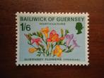 Flora bloemen Guernsey 1974, mi. 34 postfris, Ophalen of Verzenden, Postfris, Dier of Natuur