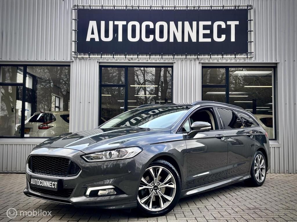 Ford Mondeo Wagon 2.0 ST-LINE. 240 PK AUTOMAAT, NAVI, CAMERA, Gebruikt, 4 cilinders, Leder en Stof, 1484 kg