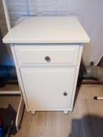 Ikea Hemnes Nachtkastje - Wit, Huis en Inrichting, Slaapkamer | Nachtkastjes, Ophalen, Gebruikt, Minder dan 45 cm, Minder dan 55 cm
