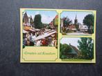 Koudum, markt,kerk 1987, Verzenden, 1980 tot heden, Gelopen, Noord-Brabant