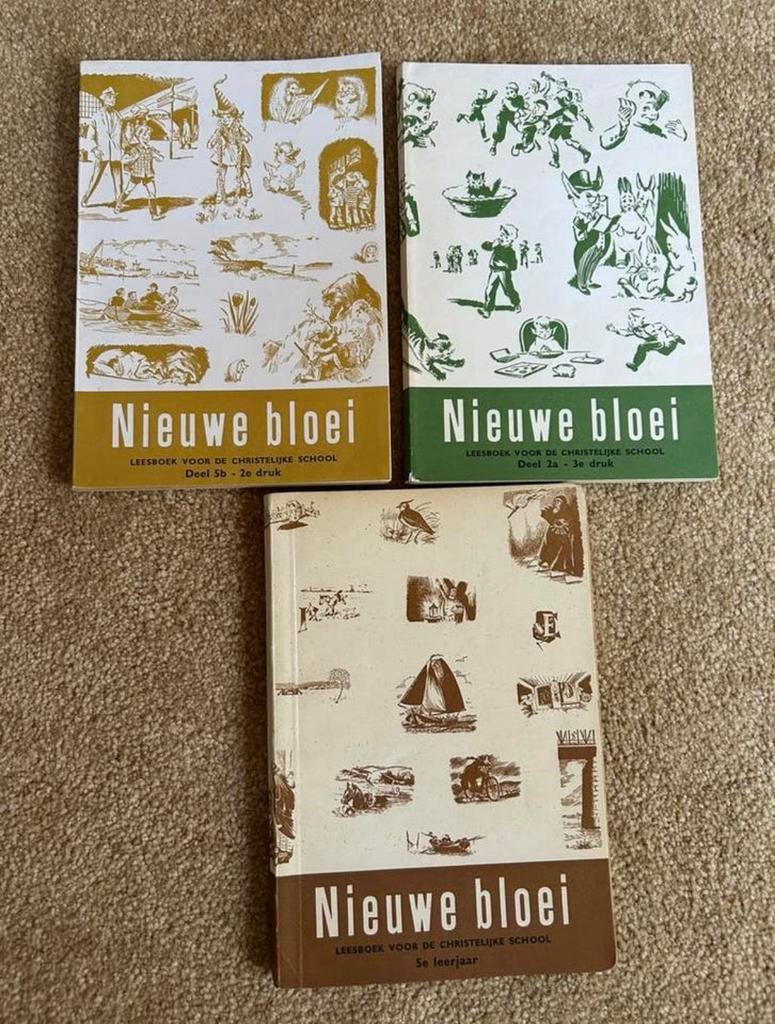 Te Koop:Nieuwe bloei leesboekjes voor de Christelijke school, Antiek en Kunst, Antiek | Boeken en Bijbels, Ophalen of Verzenden
