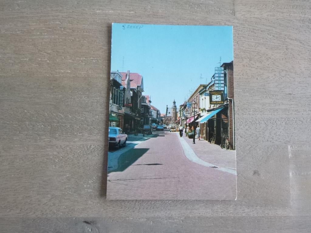 Gennep, Zandstraat/ TH v/d Bergh/auto, Verzenden, 1980 tot heden, Ongelopen, Noord-Brabant