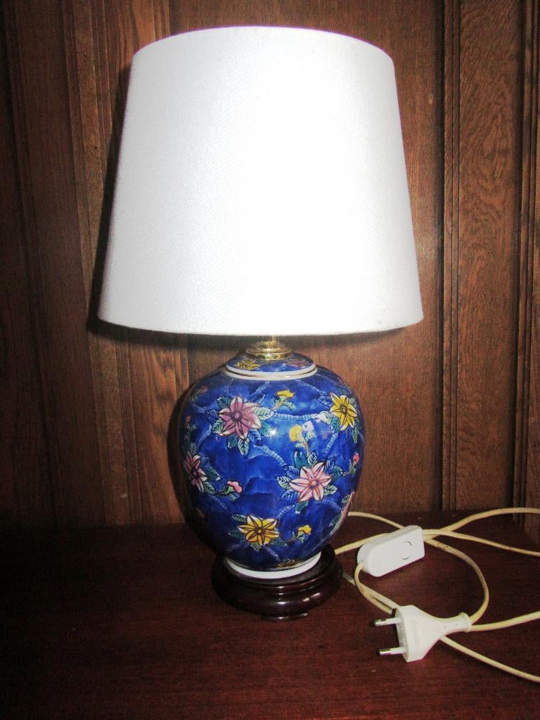 Vintage tafellamp, Ophalen of Verzenden, Gebruikt, Overige materialen, Minder dan 50 cm