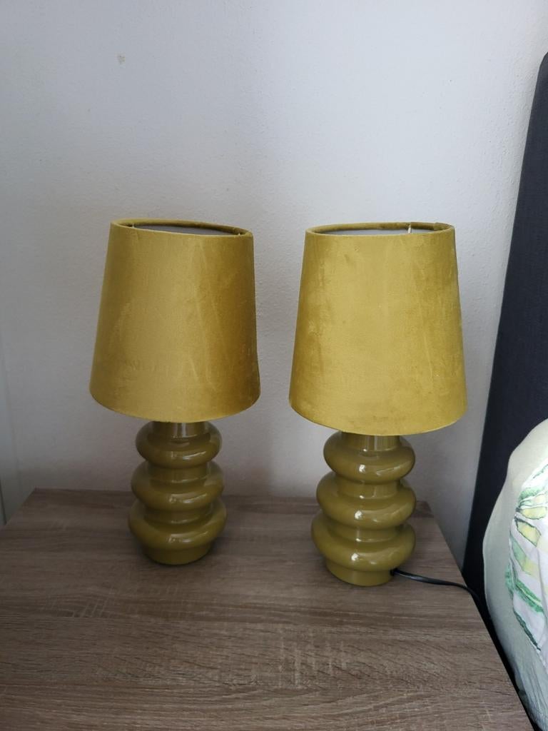 2 nachtlampen nieuw, Ophalen, Nieuw, Minder dan 50 cm