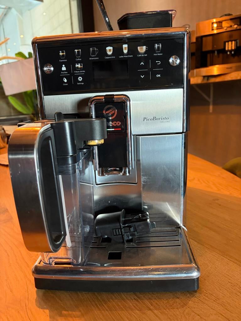 Saeco PicoBaristo Deluxe Koffiemachine - Volledig Gereviseer, Witgoed en Apparatuur, Koffiezetapparaten, Afneembaar waterreservoir