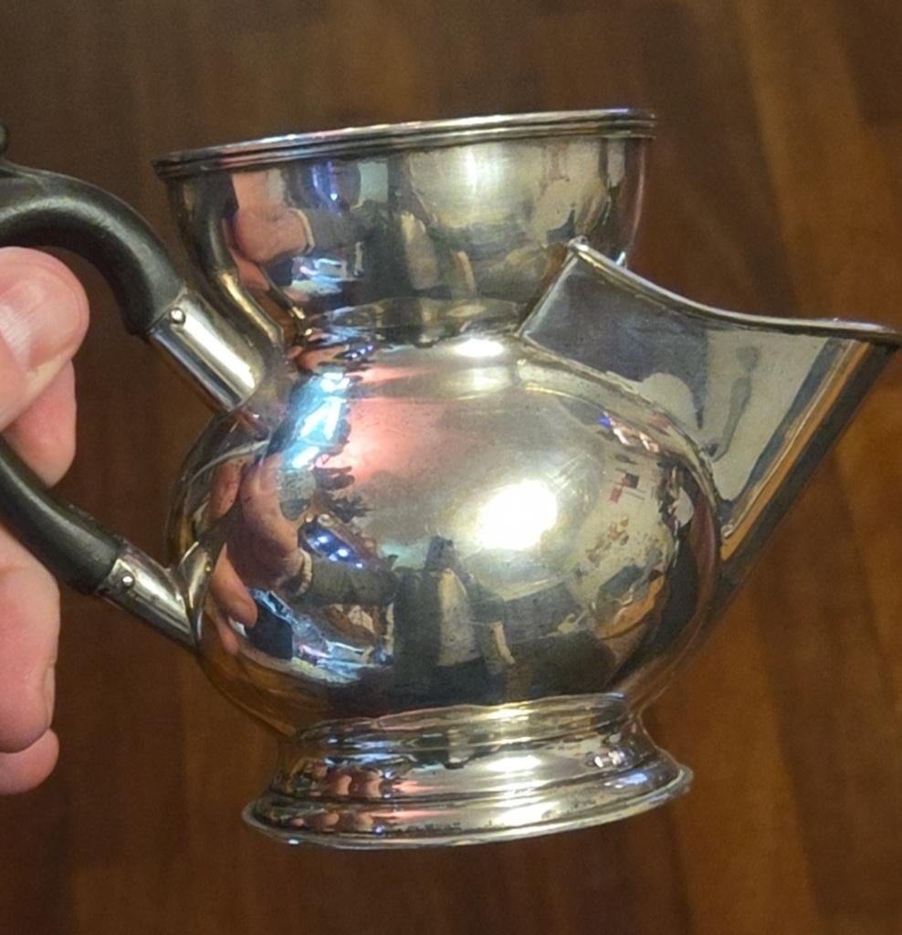 Engels Chester zilveren ZELDZAME scheerbeker, Antiek en Kunst, Antiek | Goud en Zilver, Ophalen of Verzenden, Zilver