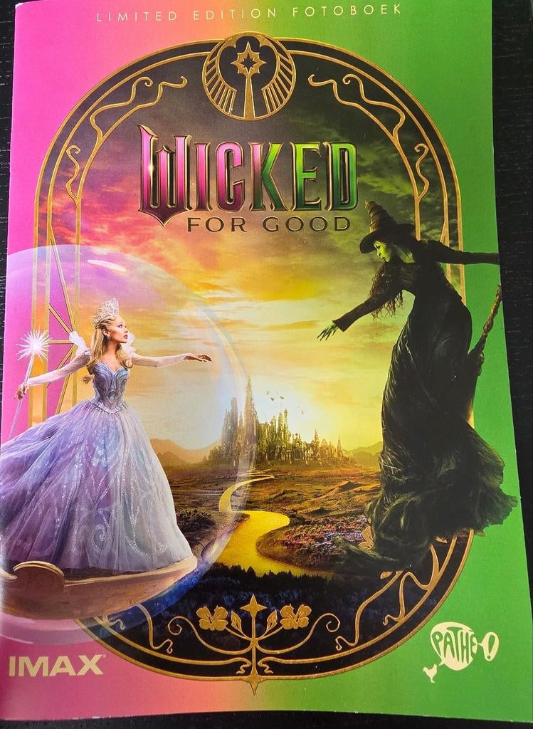 Wicked For Good limited edition fotoboek Pathé IMAX, Diverse auteurs, Ophalen of Verzenden, Zo goed als nieuw, Filmspecifiek