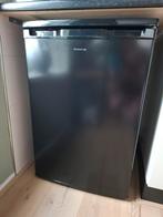 Zwarte Inventum koelkast met vriesvak., Ophalen, Gebruikt, 45 tot 60 cm, Met vriesvak