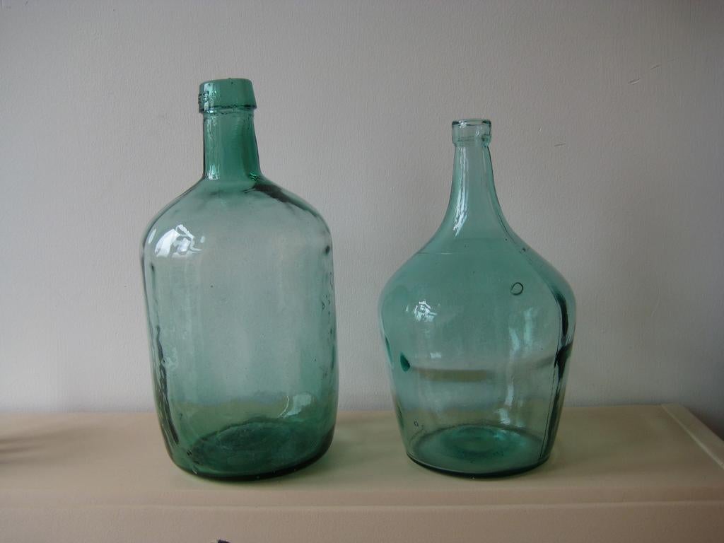 Vintage glazen gistfles (Viresa), Ophalen