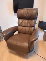 Himolla relaxstoel relaxfauteuil fauteuil bruin leer leder, Ophalen, Gebruikt, Modern, 50 tot 75 cm