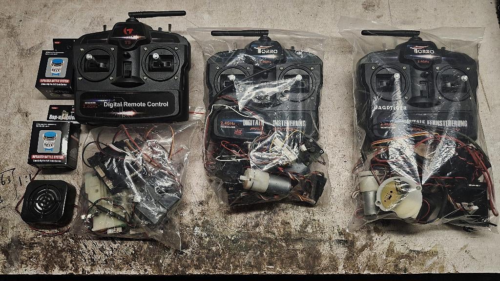 Taigen / Torro RC zenders, Ophalen, Gebruikt